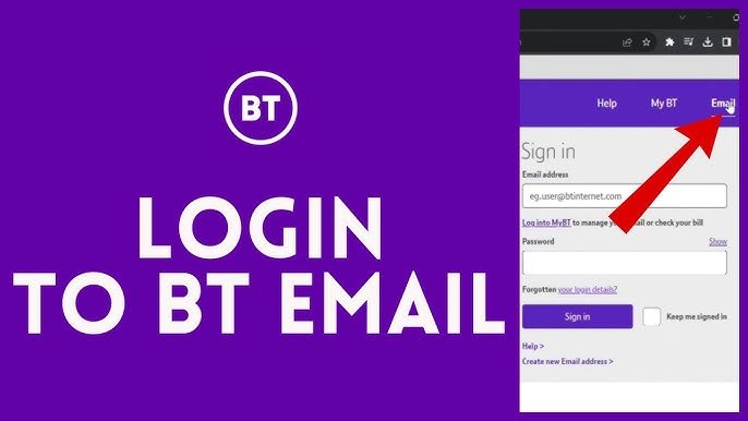 BT Email Login Shortcut