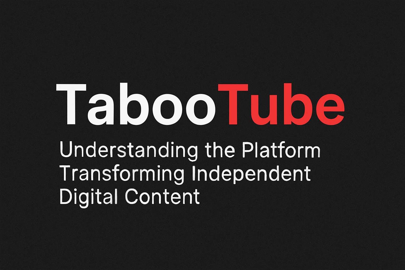 TabooTube