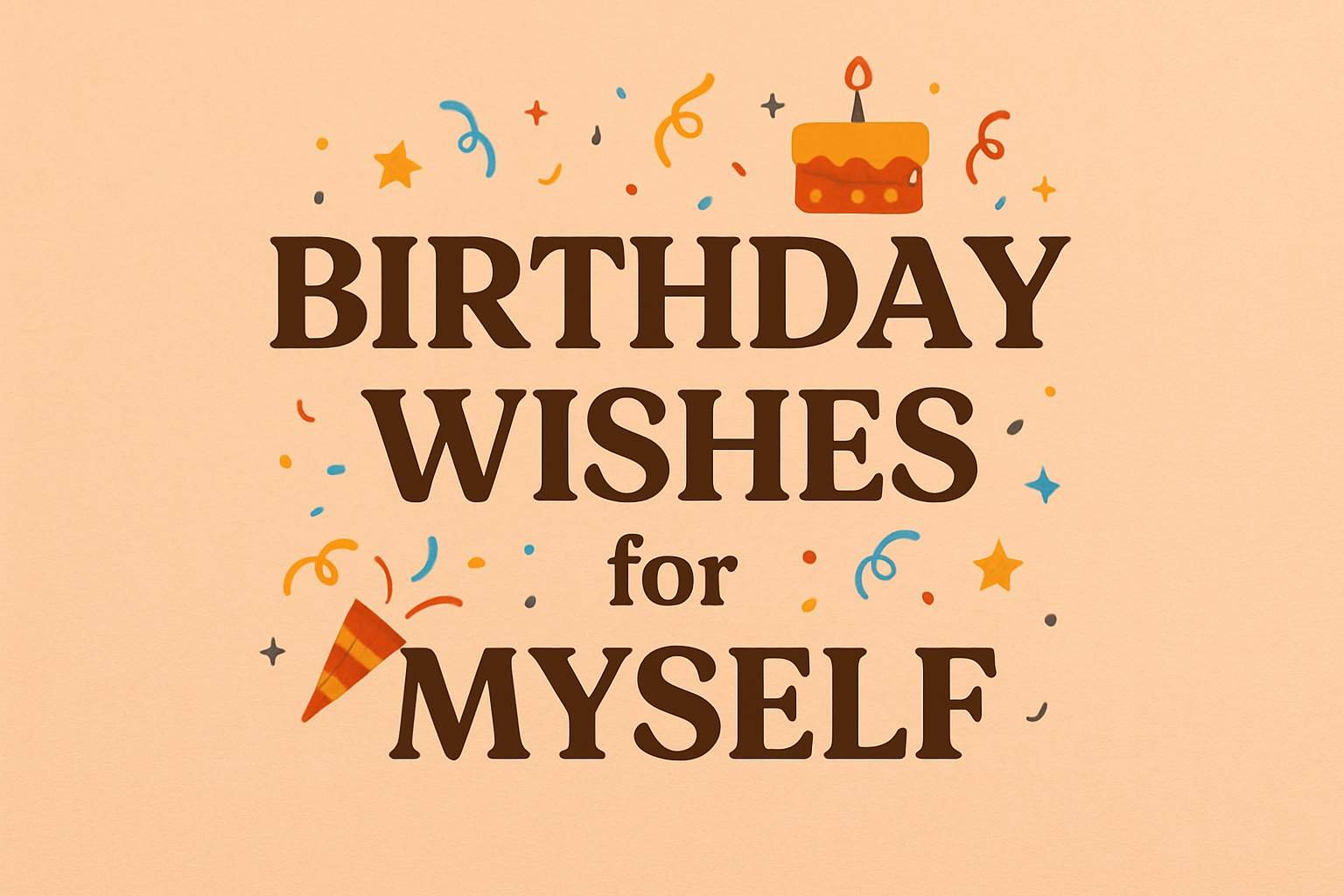 Birthday Wishes for Myself
