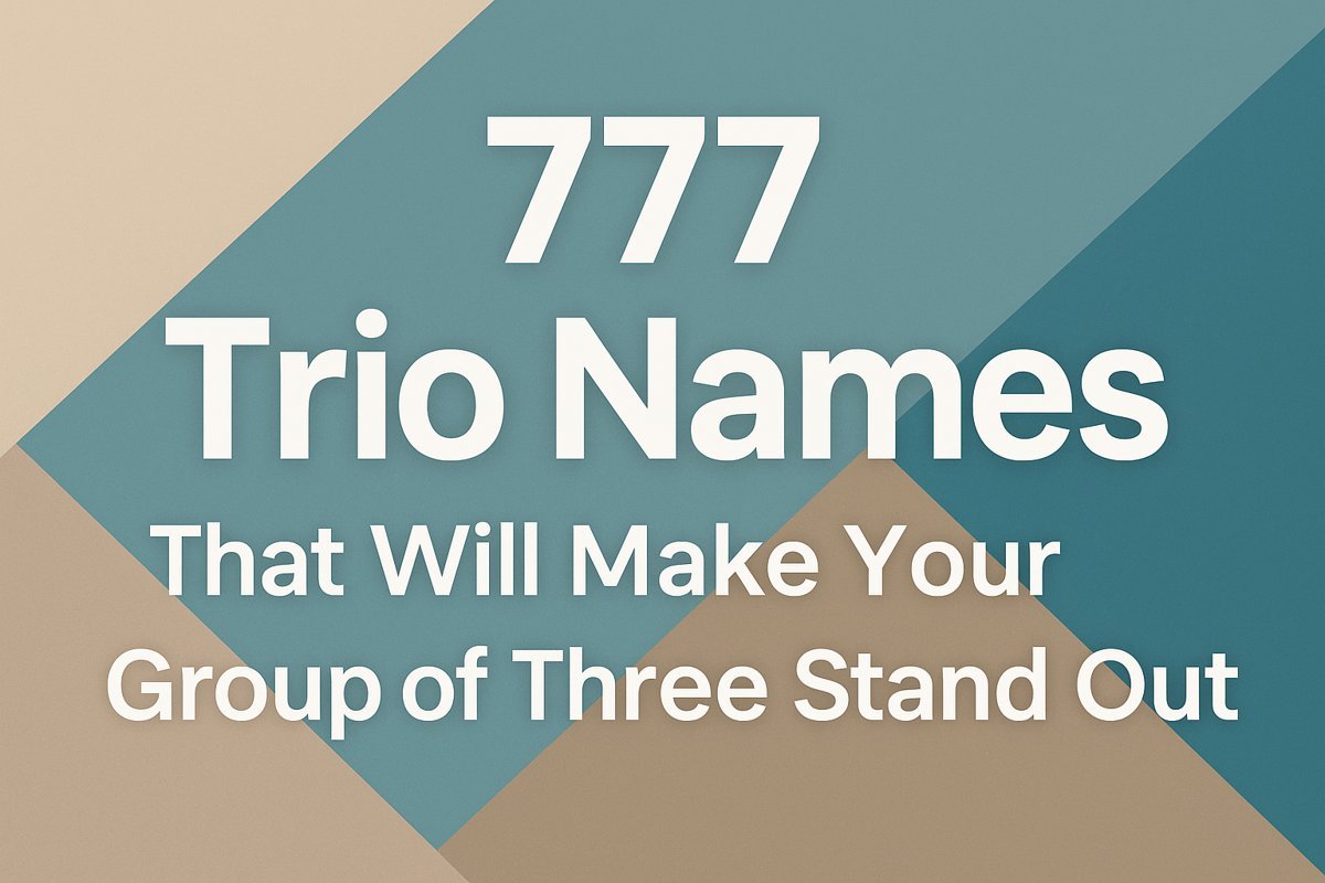 Trio Names