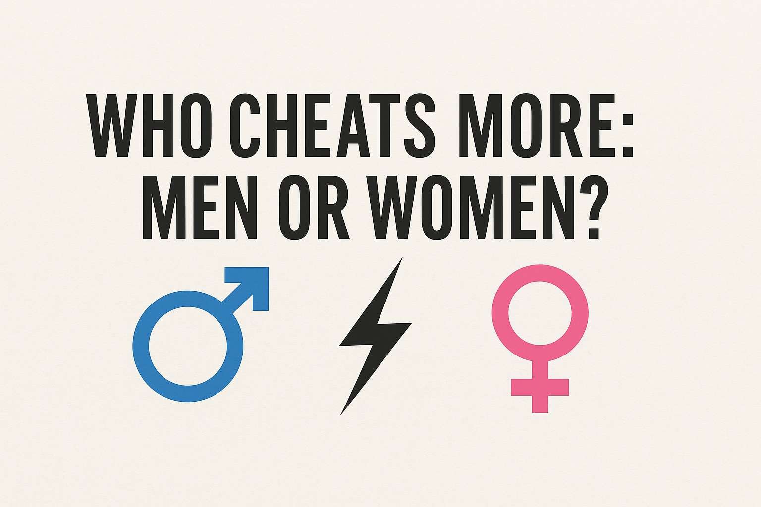 who cheats more men or women