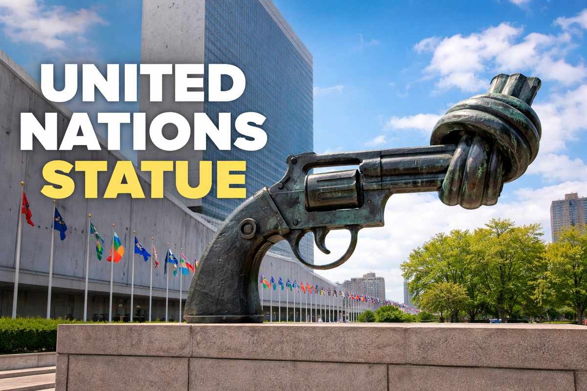 United Nations Statue